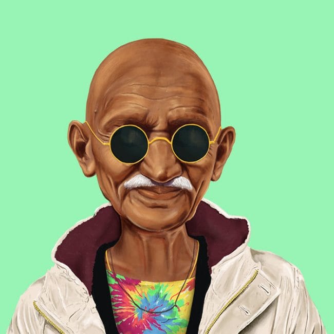 Reimagened Mahatma Gandhi ( Amit Shimoni )
