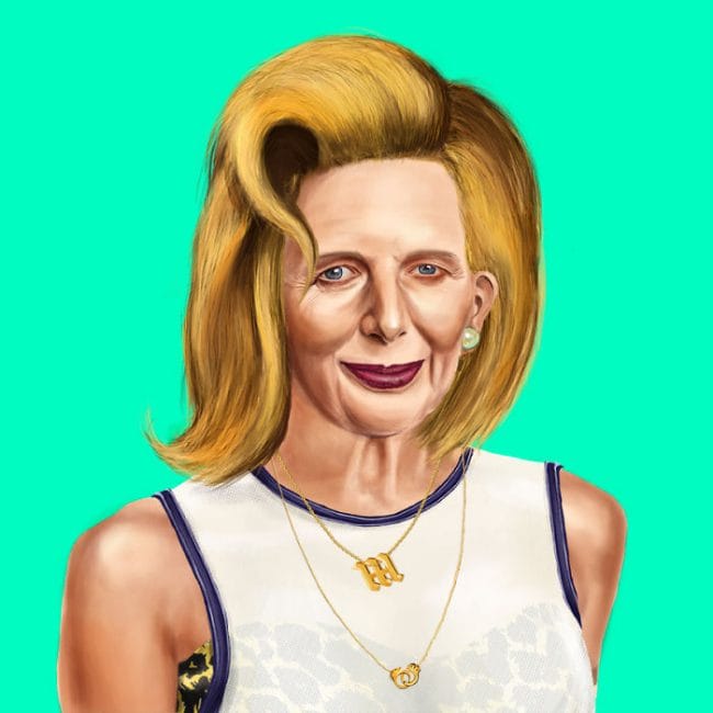 Reimagened Margaret Thatcher (Amit Shimoni)