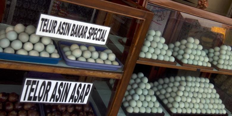 telur asin sudah jadi dan dijual