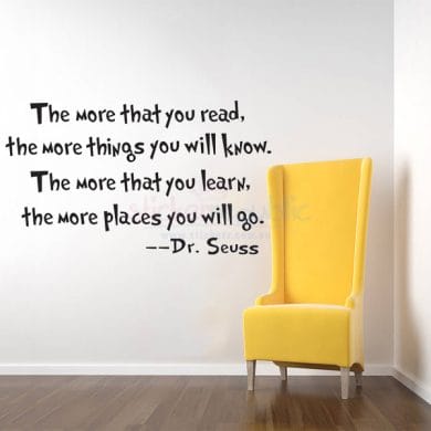 Dr. Seuss Quotes Wall Decals