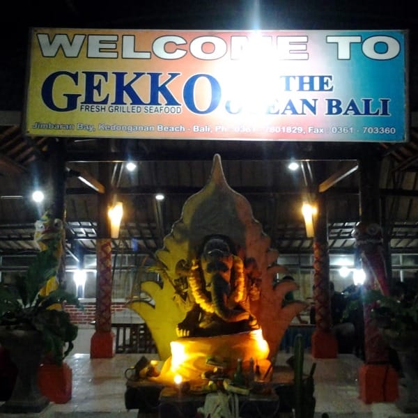 Gekko the Ocean Cafe Bali