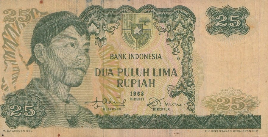 Uang kuno 25rupiah