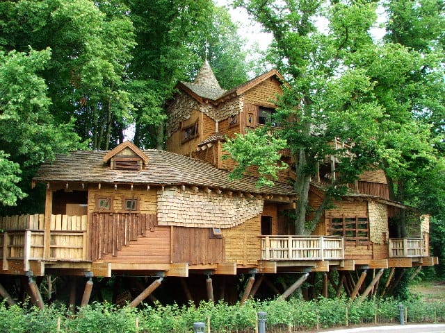 Rumah Pohon di Alnwick Gardens, the United Kingdom