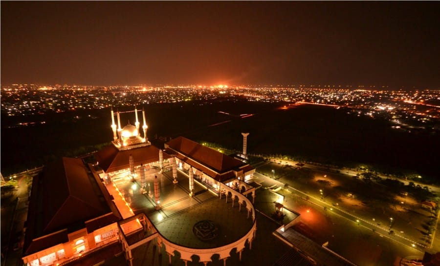 Masjid Agung Jawa Tengah Semarang.