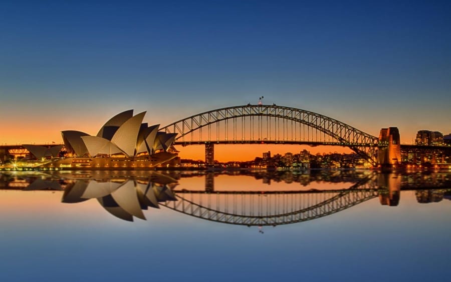 Petang di Jembatan Sydney Harbour