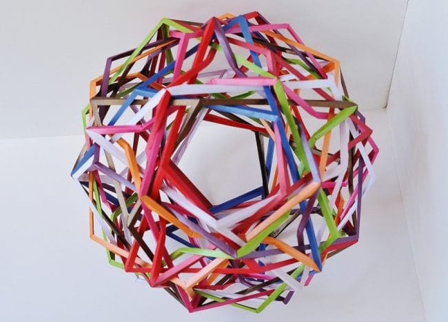 Origami Futuristic (segi lima)