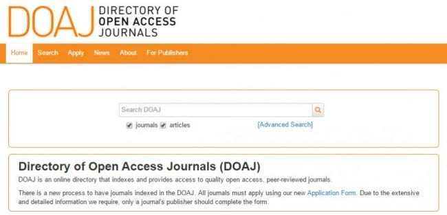 doaj.org - Directory of Open Access Journals