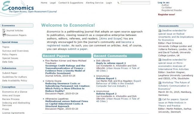 Economics e-journal