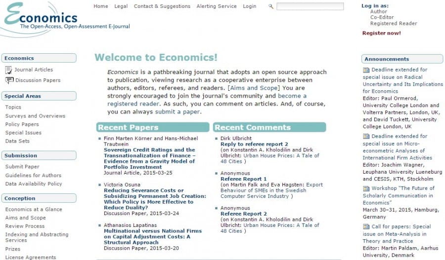 Economics e-journal