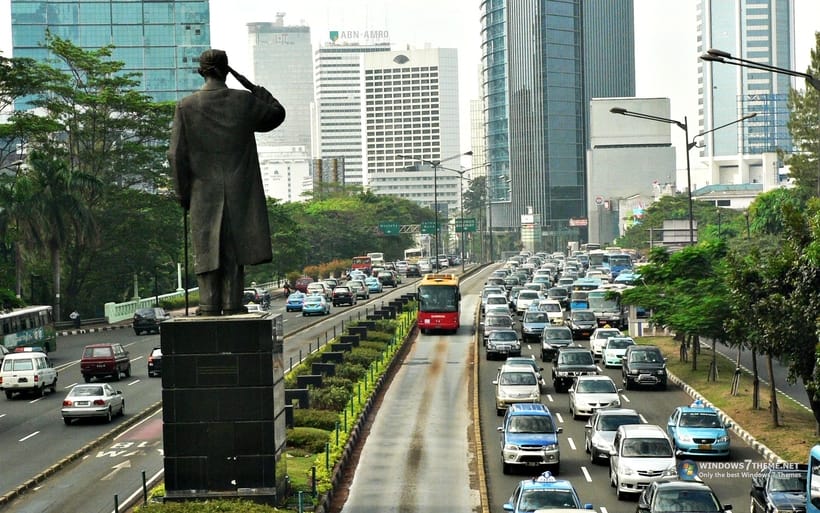 Jenderal dan padatnya lalu lintas kota Jakarta, sebuah ironi