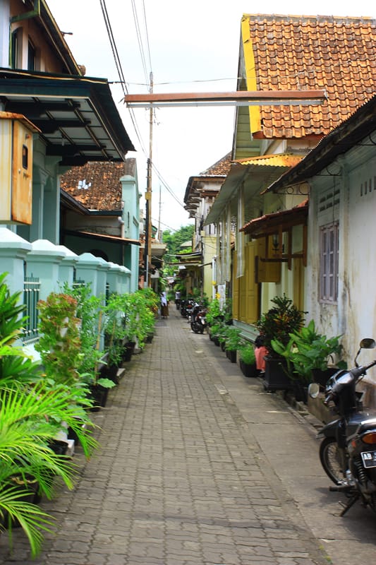 Lorong perumahan kampung Kauman