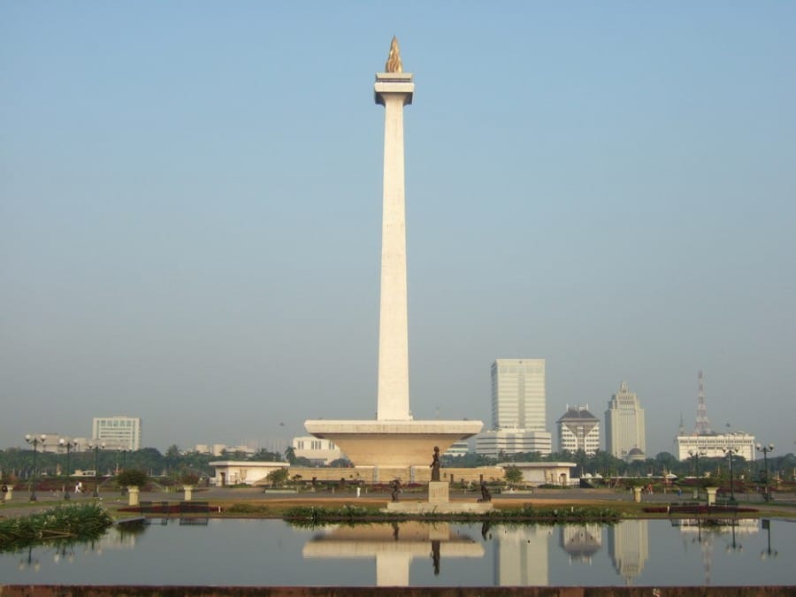 Monas dilihat dari Gambir