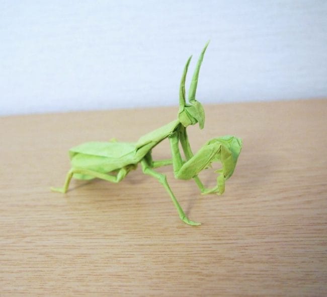 Origami seekor belalang