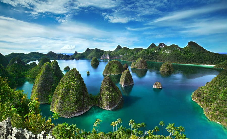 Pemandangan alam raja ampat