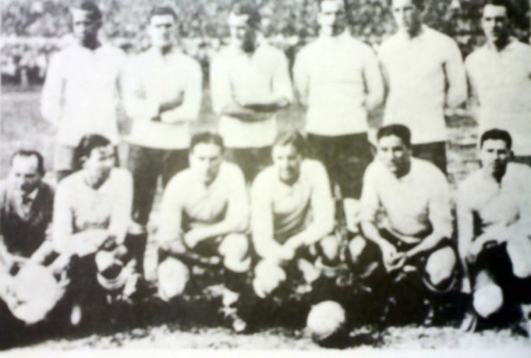 Piala Dunia Pertama, timnas uruguay