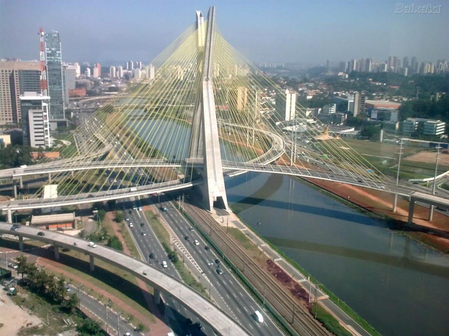 Indahnya Octavio Frias de Oliveira Bridge