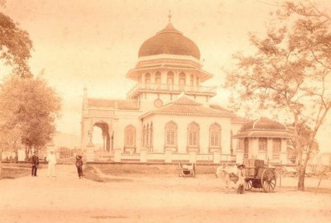Masjid Raya Baiturrahman tahun 1881