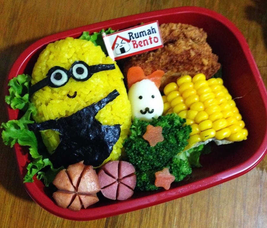 Bento Lucu Berbentuk Minions