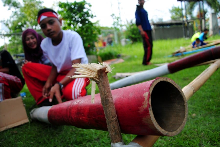 Meriam dari Bambu