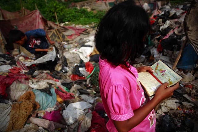 Peta Indonesia dan sampah