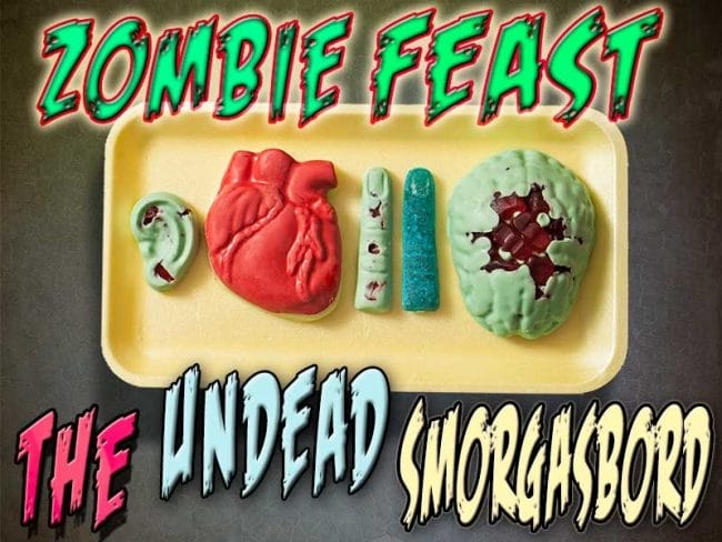 zombie feast candy atau permen makan besar zombie