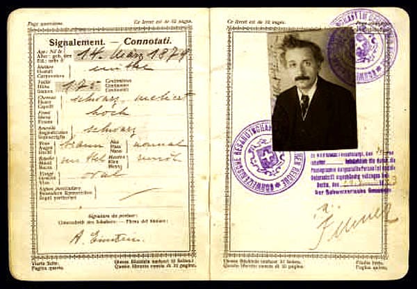 Passport Albert Einstein - Swiss