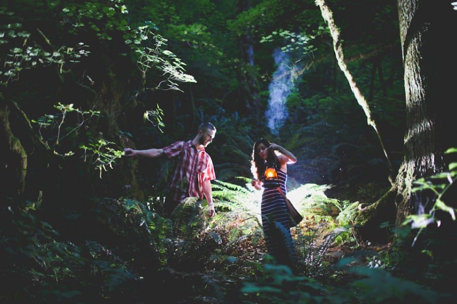 Foto pasangan di Forest Park , Oregon, Portland