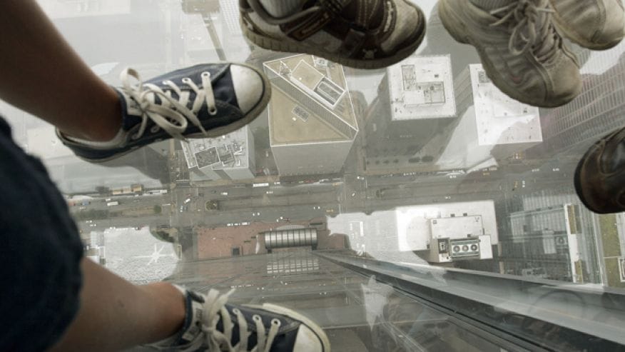 Skydecks at the top of the Willis (Sears) Tower