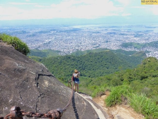 View dari puncak Tijuca Forest, Rio de Janeiro