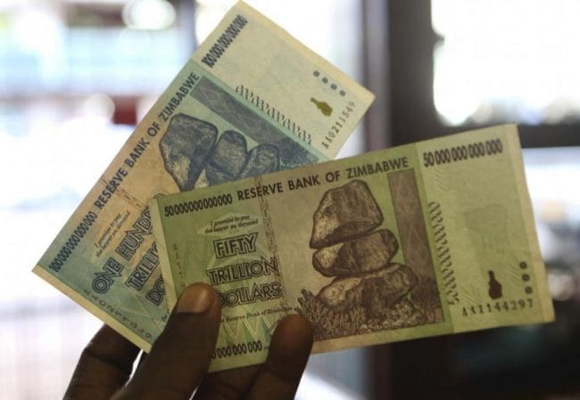 Uang 50 Miliar Dollar Zimbawe