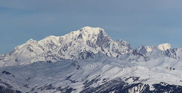 Puncak Gunung Mont Blanc