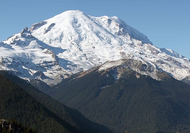Puncak Gunung Mount Rainier