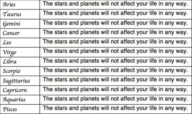horoskop dan ramalan bintang tidak ilmiah dalam psikologi