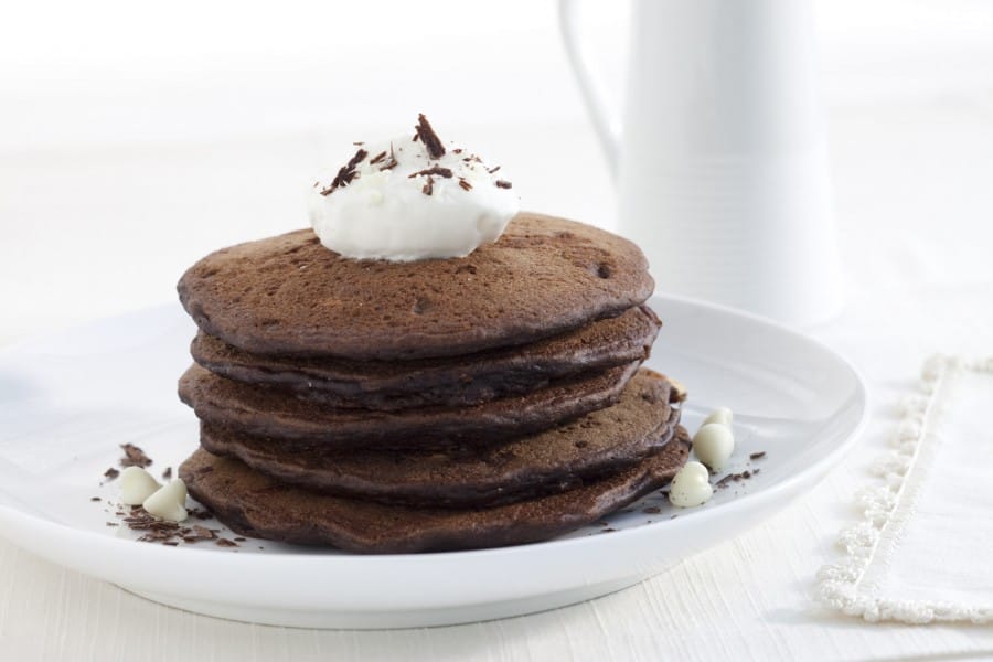 cara membuat pancake coklat pisang durian sederhana