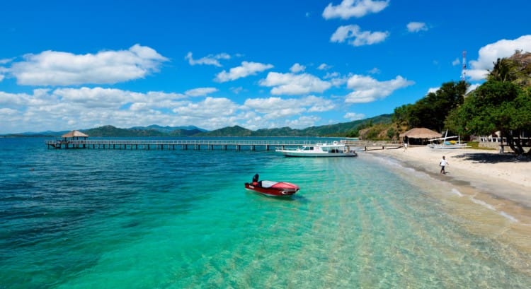 Gambar pantai sekotong tempat wisata di lombok