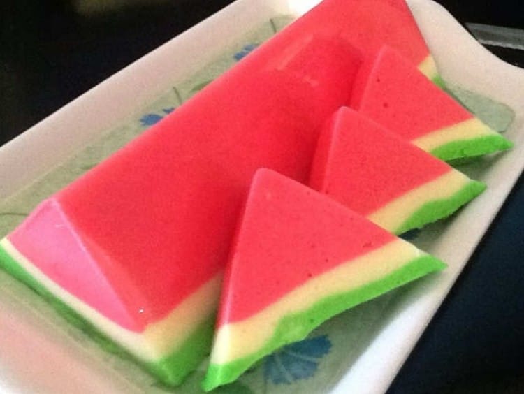 resep agar-agar-bentuk-semangka-dessert