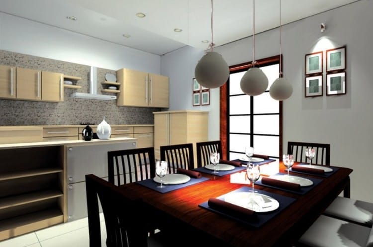 desain interior ruang makan