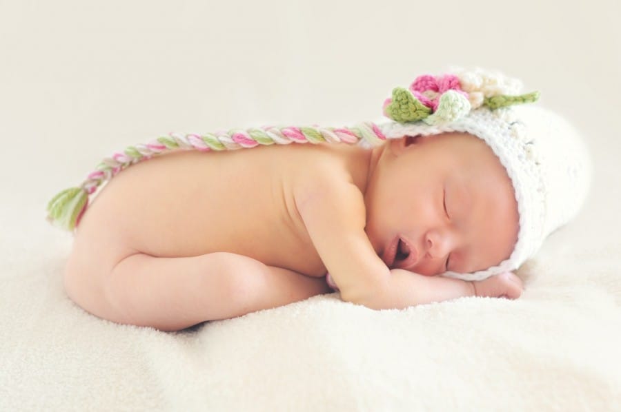 Foto Anak Bayi Sedang Tidur