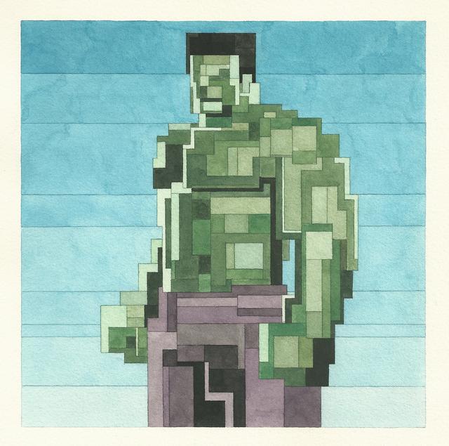 Gambar Hulk Versi 8-Bit