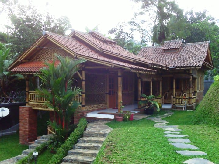 Gambar Rumah Sederhana dengan Bahan Bambu