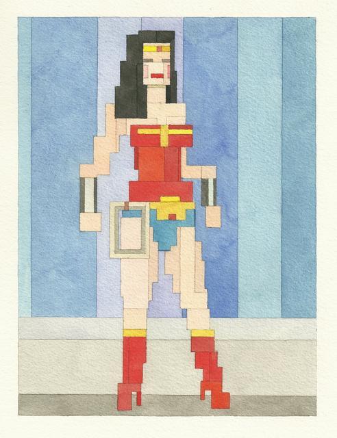 Gambar Wonder Woman Versi 8-Bit