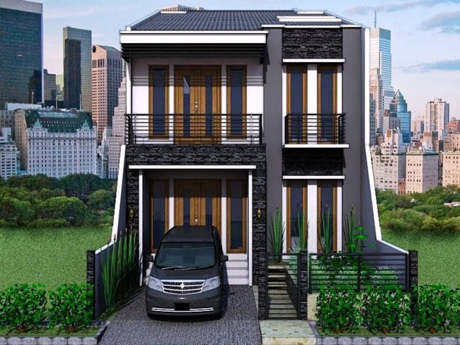 Model Rumah Minimalis - Minimalis dengan Rumah 2 Lantai