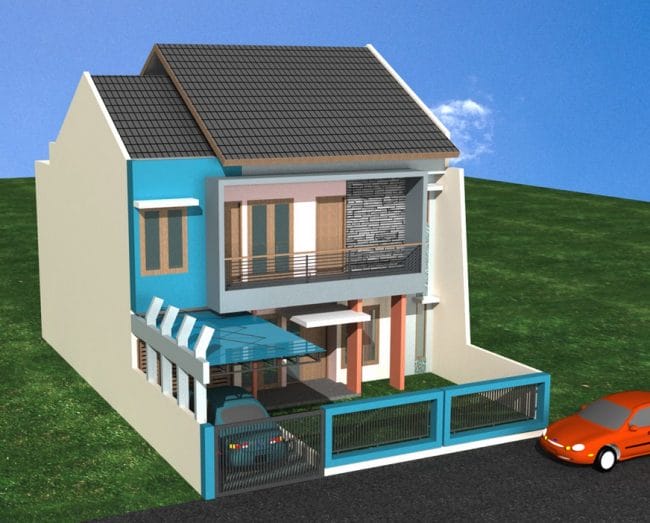 Model Rumah Minimalis - Model Rumah dengan Halaman Depan Minimalis