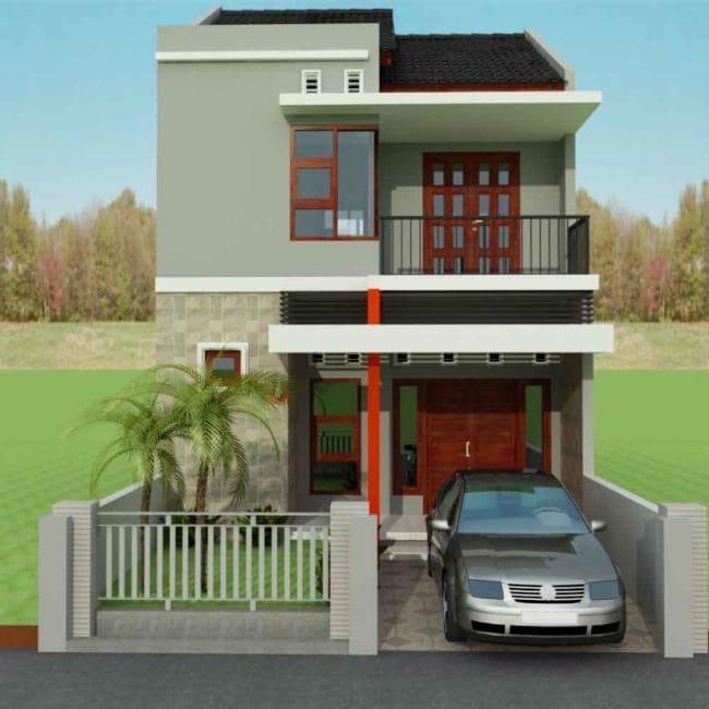 Model Rumah Minimalis 2 Lantai