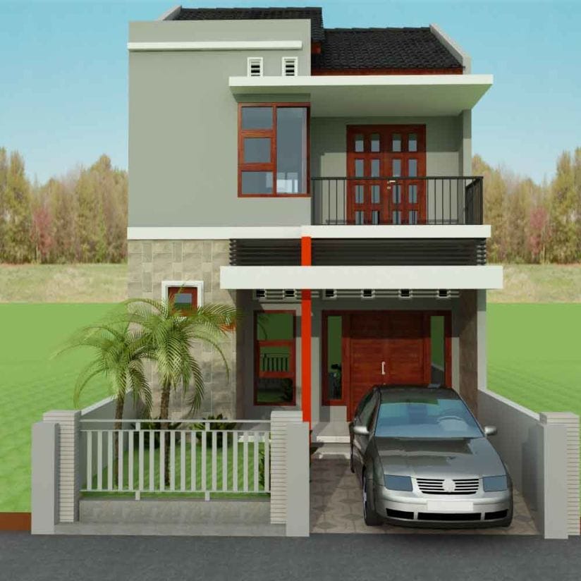 Model Rumah Minimalis 2 Lantai