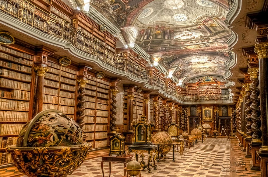 Perpustakaan di Praha, Republik Ceko