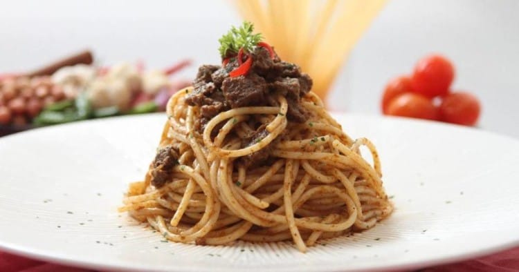 Spaghetti Bumbu Rendang