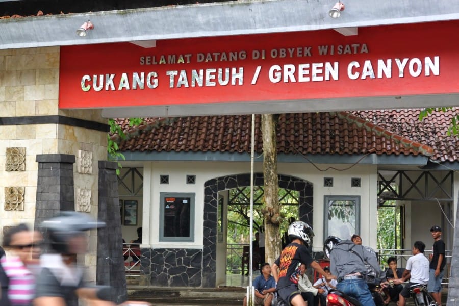 Green Canyon Pangandaran - Lokasi