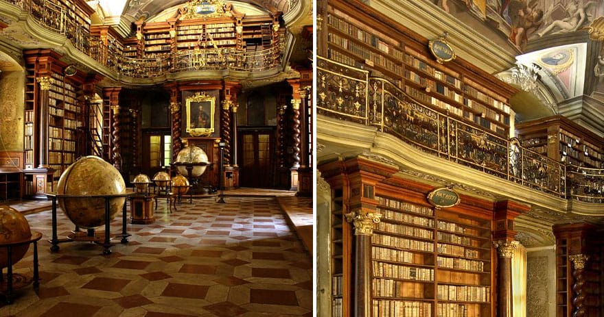 Rak Perpustakaan Klementinum