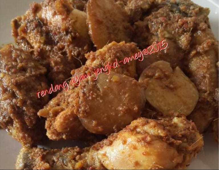 Rendang Ayam Jengkol